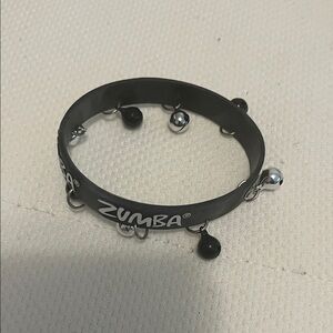 Zumba Fitness Black and Silver Bracelet with bells